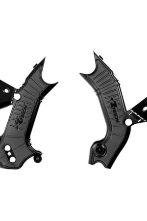 Rtech Framebeschermers Zwart Kawasaki KX-KX-X 450 2024 Direct Beschikbaar