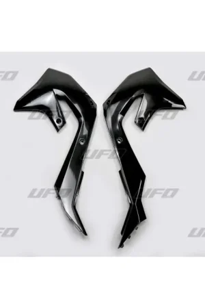 UFO Radiateurkappen Zwart Kawasaki KXF450 '19 Nieuw