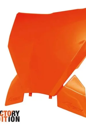 Veilige Betaling Rtech Factory Startnummerbord Neon Oranje SX 125-250-300 2023