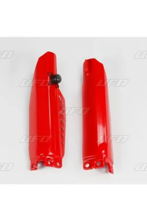 UFO Vorkpootbeschermers met snelstarter Honda CR85/CRF150 Rood Premium