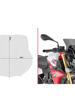 GIVI Windscherm Smoke BMW F900R Lage Kosten