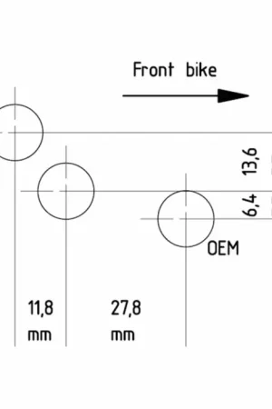 Laatste Versie Ducati Verstelbare Voetsteunen In Aluminium