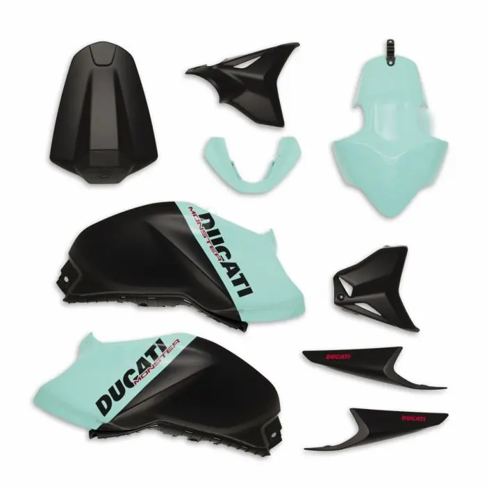 Ducati Op Maat Gemaakte Blauwe Kuip Bestseller