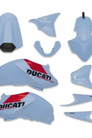 Must-Have Ducati Op Maat Gemaakte Lichtblauwe Kuip