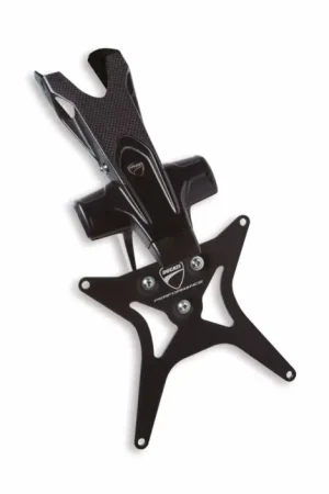Ambachtelijk Ducati Carbon Kentekenplaathouder Mat