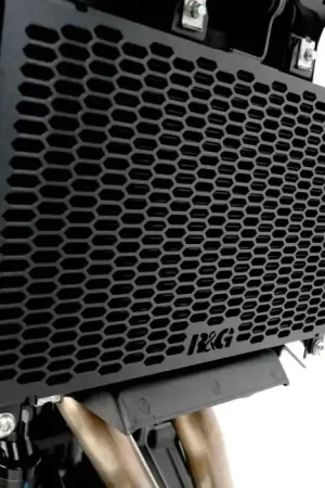 Gratis Verzending R&G RAD0312PROBK Radiateur Beschermer Pro Zwart Kawasaki Ninja 400 / Ninja 250 18- / Z400 19- / Z250 19-