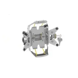 Rechtstreeks Van De Fabrikant Handlebar mount for Garmin ZUMO 590 /595 LM *lockable* Natural anodised aluminium