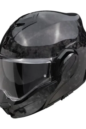 Scorpion Exo-Tech Evo Carbon Onyx Motorhelm Hoge Kwaliteit