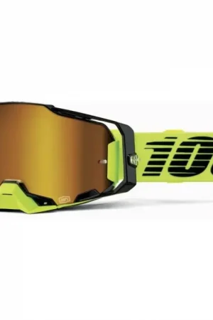 100% Crossbril Armega Neon Yellow Gold Lens Favoriet