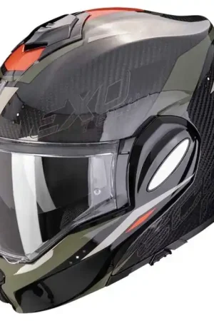 Flitsaanbieding Scorpion Exo-Tech Evo Carbon Rover Motorhelm