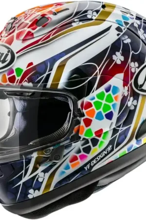 Premium Arai RX-7V Evo Nakagami GP2 Motorhelm