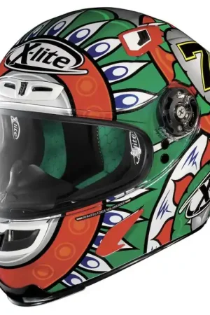 In De Mode X-Lite X-803 C. Davies Italy Motorhelm