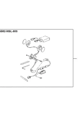 Beperkt Aanbod Honda Headset Kit 08B82-MBL-800