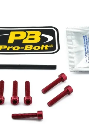 Inbus bouten tankdop Triumph Street Triple 765 2017-2020 rood 6st. Trendy