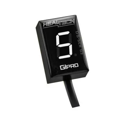 Gipro G2 versnellingsindicator wit Kawasaki Z300 2015-2018 HealTech X, ATRE, DS, DT Gratis Retour