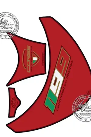 Premium Tankpad Ducati Panigale 1199 rood