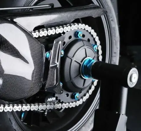 Kettingsbeschermer Honda CB1000R 2008-2015 carbon Alleen Vandaag