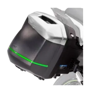 Kawasaki Zijkoffer Zilver Korting