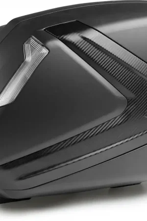 GIVI - V37NNT-PAIR - Sidecase - Zwart met getint reflecterend carbon Nieuwe Collectie