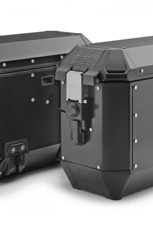 Seizoensaanbieding GIVI - ALA36BPACK2-SET - Sidecase - Aluminium Black