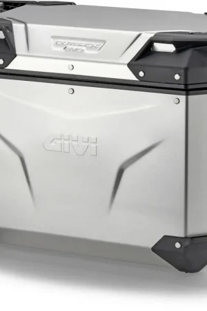 GIVI - OBKEV48AL-LEFT NAT. ALUM. CASE 48LT. - Sidecase - 48 Liter Modern