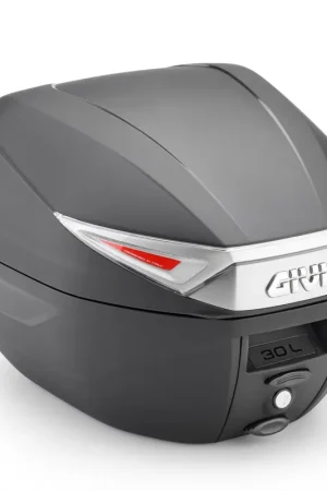 Gereduceerde Prijs GIVI - TOPCASE 30L BLACK SMOKE REFLECTOR - Topcase - Ruimte, Stijl, Veiligheid