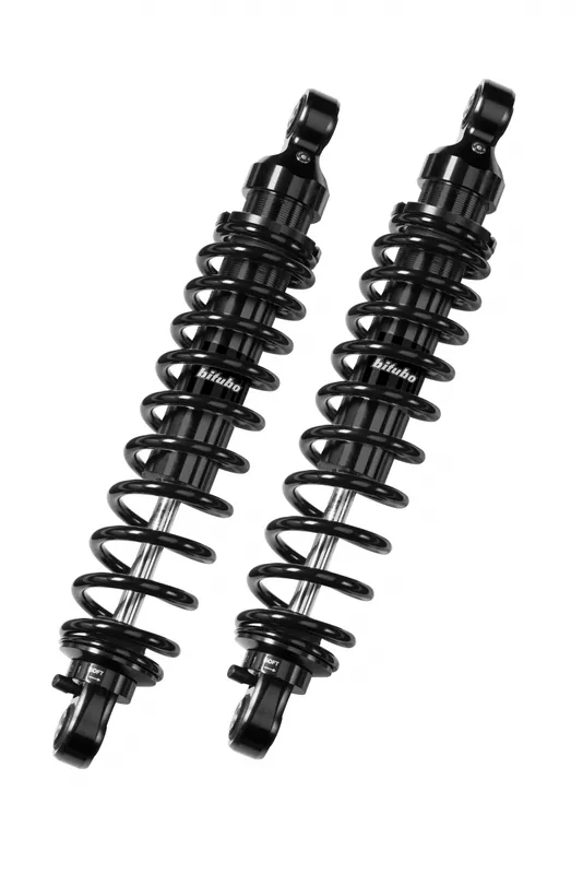 BITUBO - WME02 V2 TWIN SHOCK DARK - Suspension - ADJ: PRELOAD, REB Professioneel