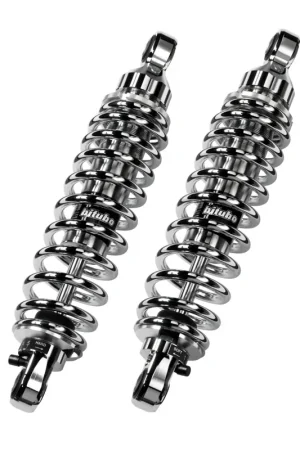 Aanbieding BITUBO - WME03 TWIN SHOCK CHROME - Suspension - ADJ: PRELOAD, REB