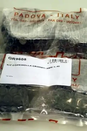 BITUBO - BLACK CHROME SPRING COVER KIT L. 40 - Suspension - Voor Twin Shock Goedkoop