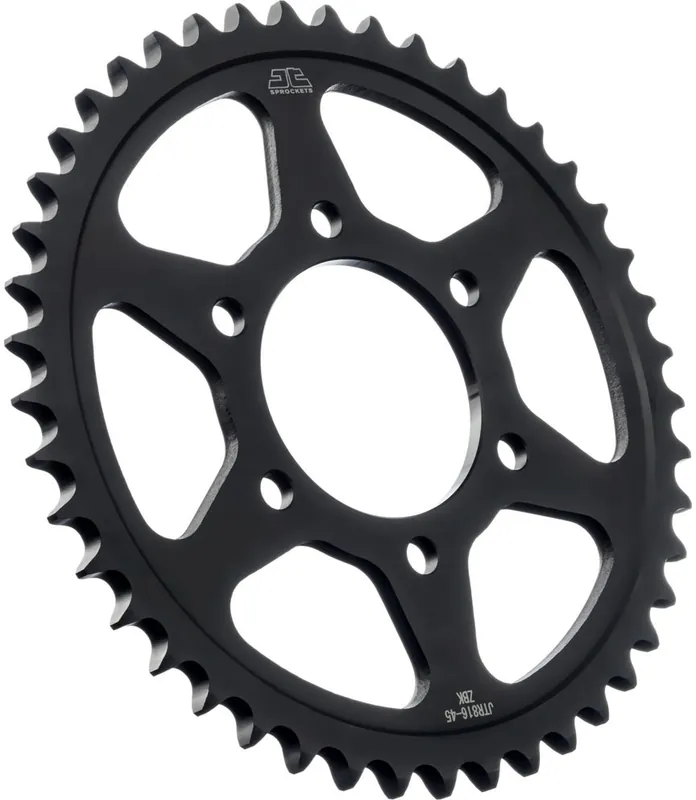 JT SPROCKETS - REAR STEEL 45T BL, 530 - Sprockets - BLACK ZINC FINISH Must-Have
