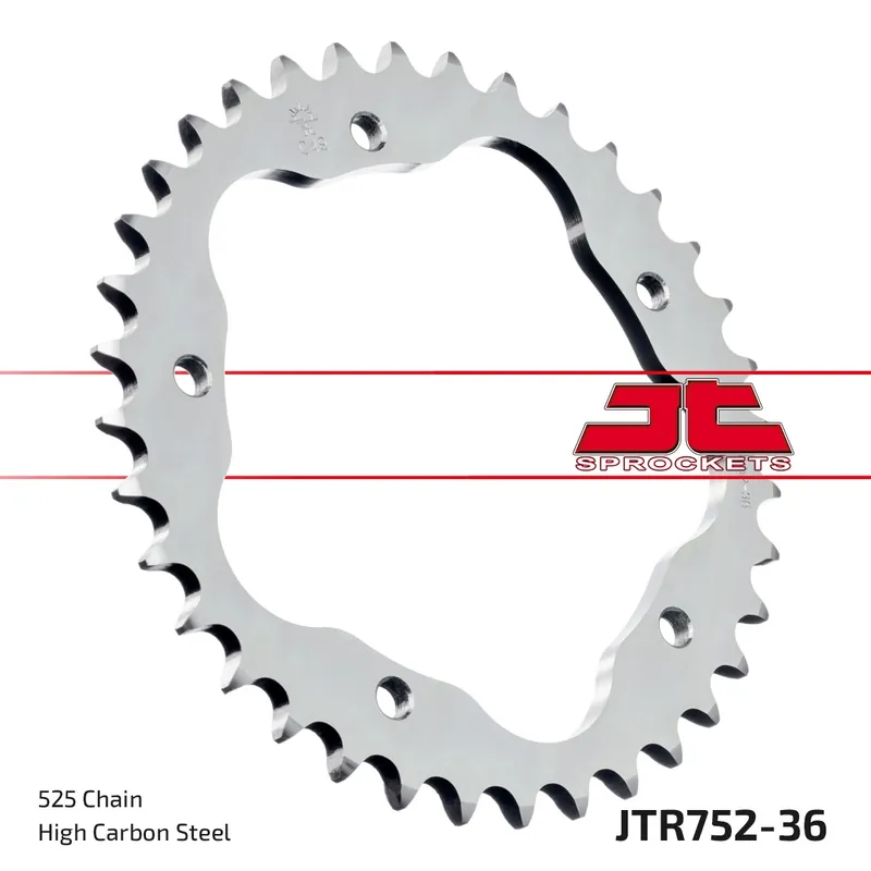 Direct Verzonden JT SPROCKETS - REAR STEEL 36T, 525 - Sprockets - Duurzaam en Betrouwbaar