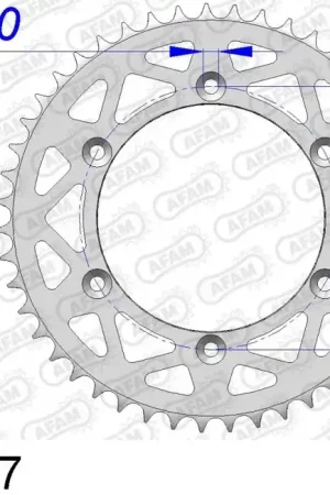 AFAM - REAR ALU 47T, 520 - Sprockets - Lichtgewicht en Duurzaam Koop Online