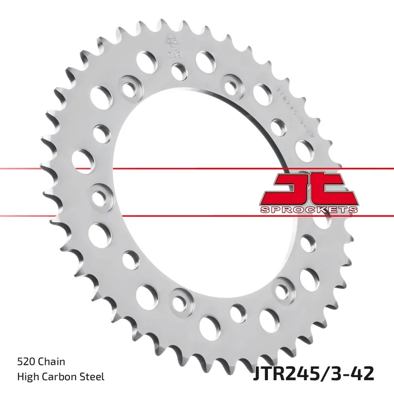 Premium JT SPROCKETS - REAR STEEL 42T, 520 - Sprockets - Hoogwaardige kwaliteit