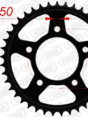 Bestel Nu AFAM - REAR STEEL 44T, 525 - Sprockets - Duurzaam en Betrouwbaar