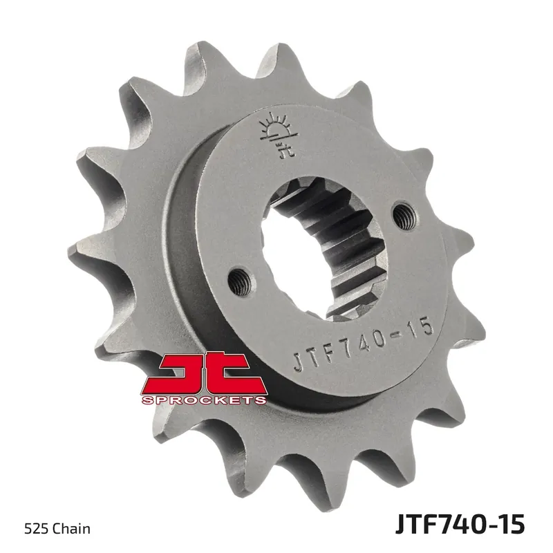Gereduceerde Prijs JT SPROCKETS - FRONT STEEL 15T, 525 - Sprockets - Compatibel met diverse Ducati modellen