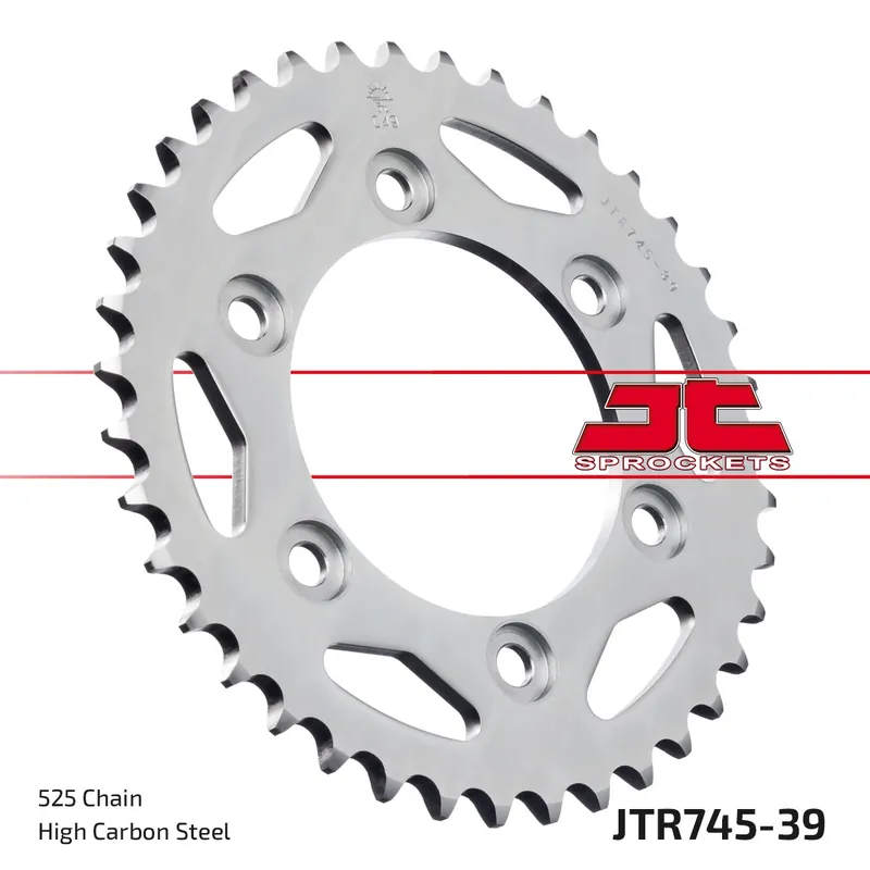 Goedkoop JT SPROCKETS - REAR STEEL 39T, 525 - Sprockets - Duurzaam Staal