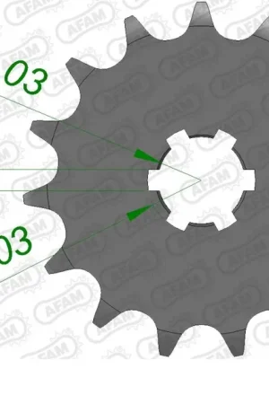 Wereldwijde Verzending AFAM - FRONT 15T, 420 - Sprockets - Geschikt voor Kawasaki en Yamaha