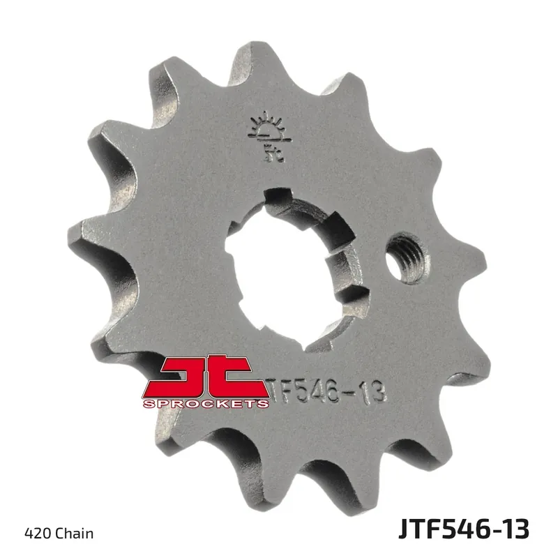 JT SPROCKETS - FRONT STEEL 13T, 420 - Sprockets - Staal Topkwaliteit