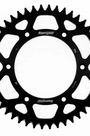 SUPERSPROX - REAR ALU 48T - Sprockets - BLACK, 520 Populair
