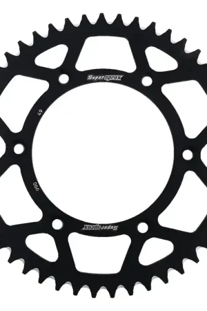 Fabrieksprijs SUPERSPROX - REAR ALU 49T, BLACK, 520 - Sprockets - Aluminium