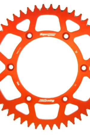 SUPERSPROX - REAR ALU 50T - Sprockets - ORANGE 520 Ambachtelijk