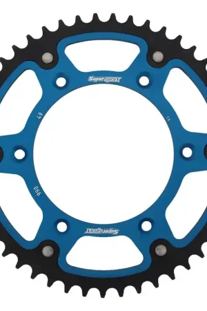 SUPERSPROX - REAR STEALTH 49T - Sprockets - Blauw, 520 Wereldwijde Verzending