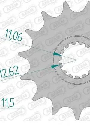 Gratis Retour AFAM - FRONT 17T, 520 - Sprockets - 17T