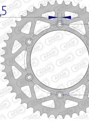 Uitverkoop AFAM - REAR ALU 47T, 520 - Sprockets - Compatibiliteit met Husqvarna en KTM