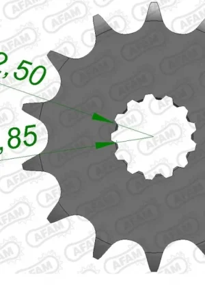 AFAM - FRONT 14T, 520 - Sprockets - Compatibel met diverse modellen Lage Prijs
