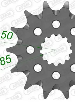 AFAM - FRONT 15T, 520, SELF CLEANING - Sprockets - Zelfreinigend Express Levering