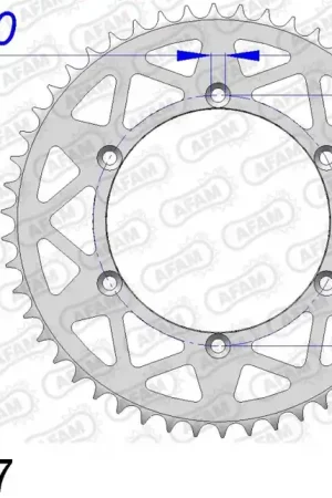 Laatste Kans AFAM - REAR ALU 47T, 520 - Sprockets - Lichtgewicht en Duurzaam