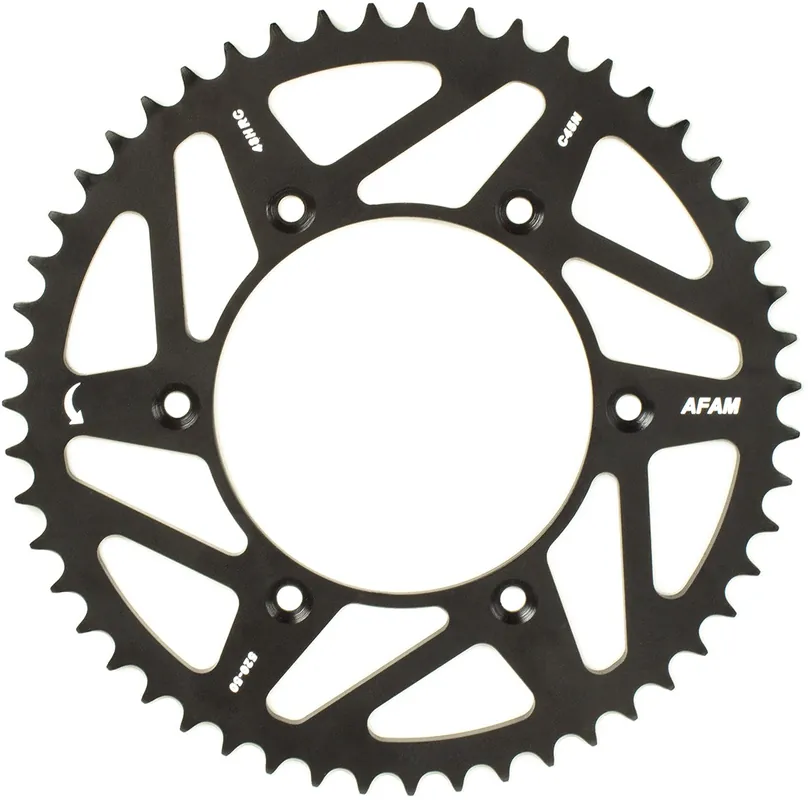 Ambachtelijk AFAM - OFF-ROAD STEEL HDK SPROCKET 50T, 520 BLACK - Sprockets - Geschikt voor off-road gebruik