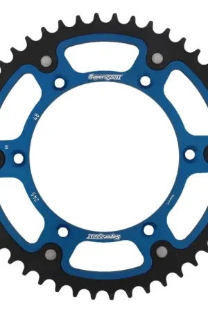 Handgemaakt SUPERSPROX - REAR STEALTH 48T, BLUE, 520 - Sprockets - 48T