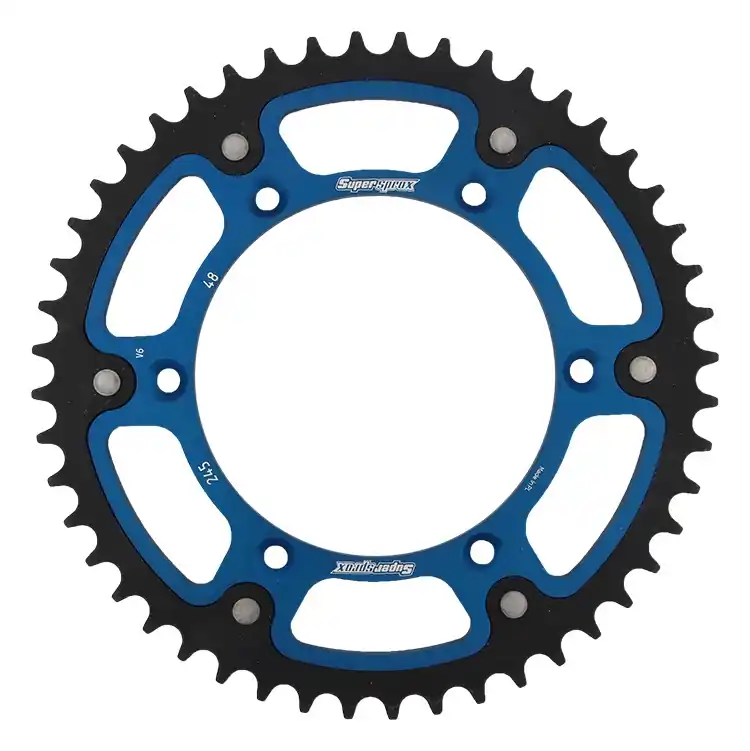 Handgemaakt SUPERSPROX - REAR STEALTH 48T, BLUE, 520 - Sprockets - 48T
